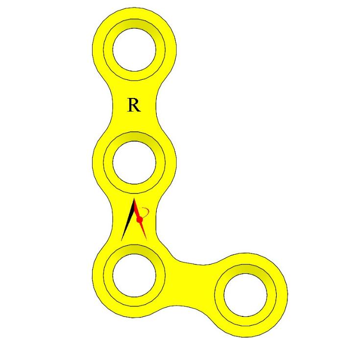MINI PLATE L ANGLE W/O BRIDGE RIGHT & LEFT (1.0mm)