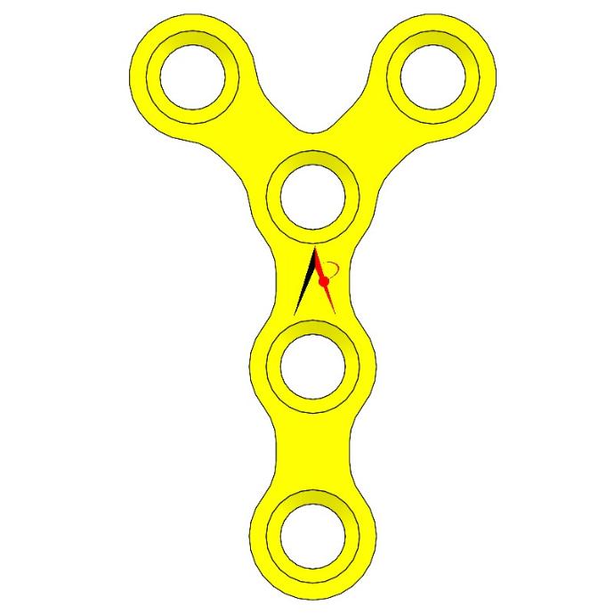 MINI PLATE Y W/O BRIDGE (1.0mm)
