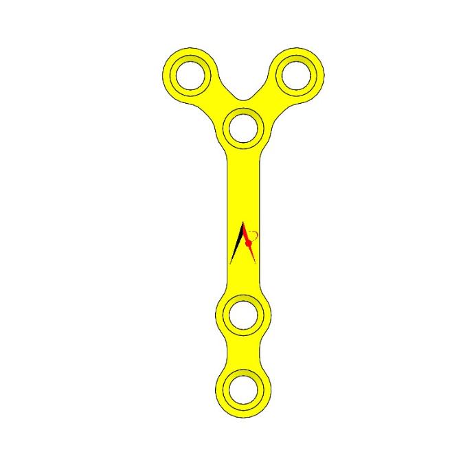 MINI PLATE Y WITH  LONG BRIDGE (1.0mm)