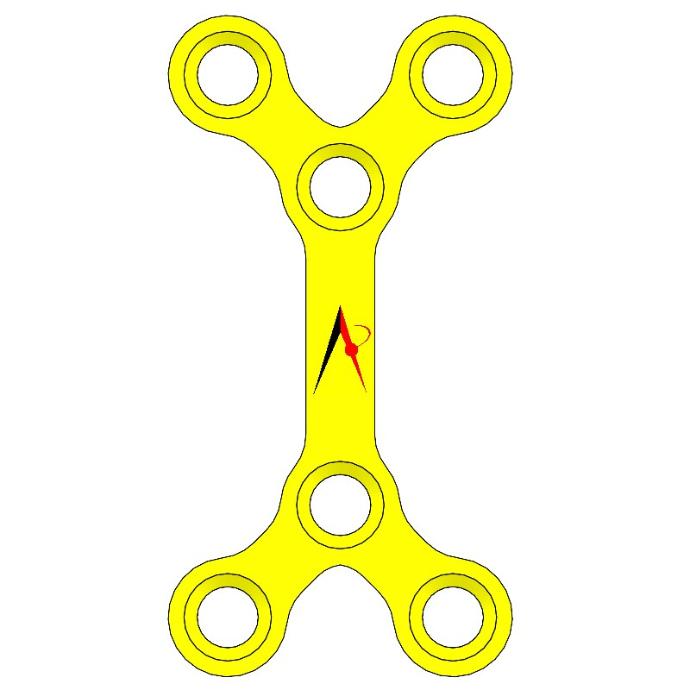MINI PLATE DOUBLE Y WITH BRIDGE (1.0mm)