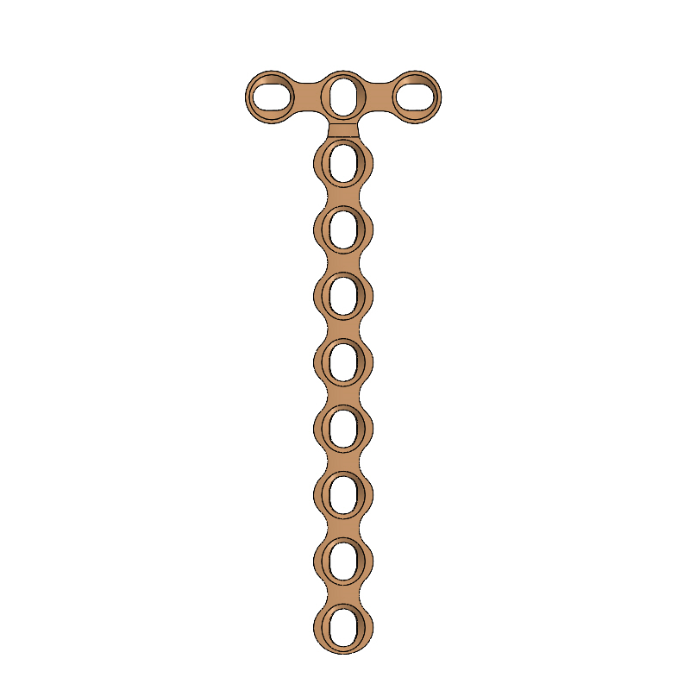 T ADAPTION PLATE 1.5 TIT ANIUM (4+8holes)