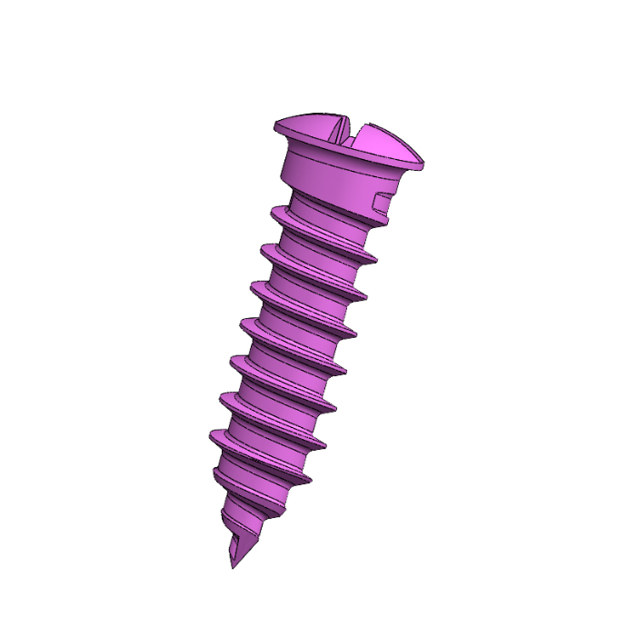 RECONSTRUCTION EMERGENCY BONE SCREW TITANIUM φ 3 MM CROSS DRIVE, SELF DRILLING (10mm)